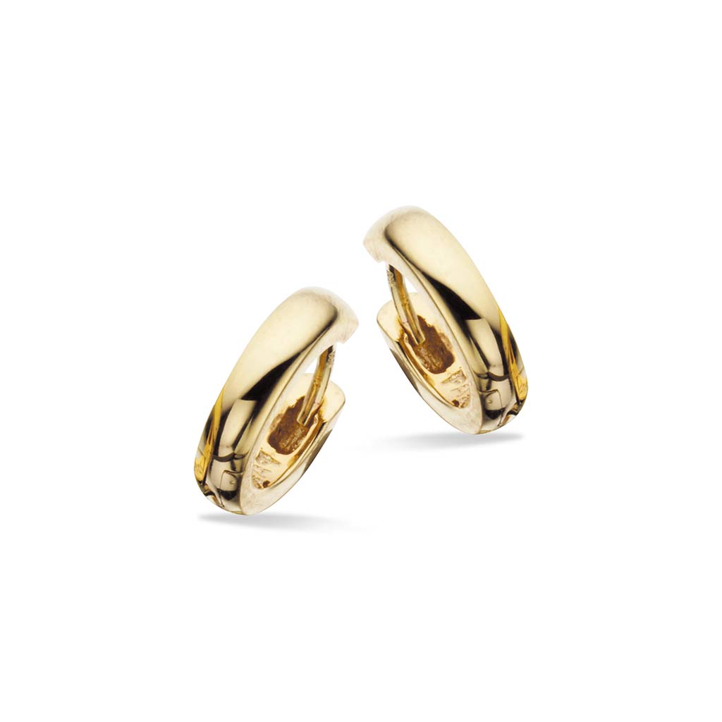 Scrouples - 8 kt guld creoler 2,8 x 15 mm - Model: 190633