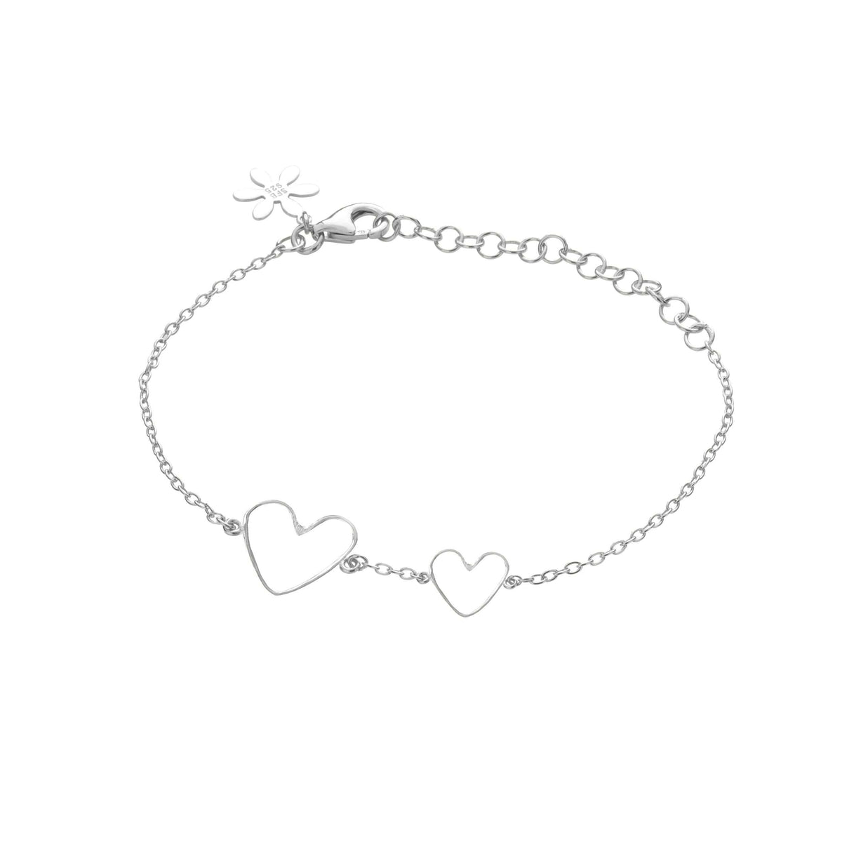Susanne Friis Bjørner - Armbånd, sølv med hjerte - Model: 1910-1-20-8