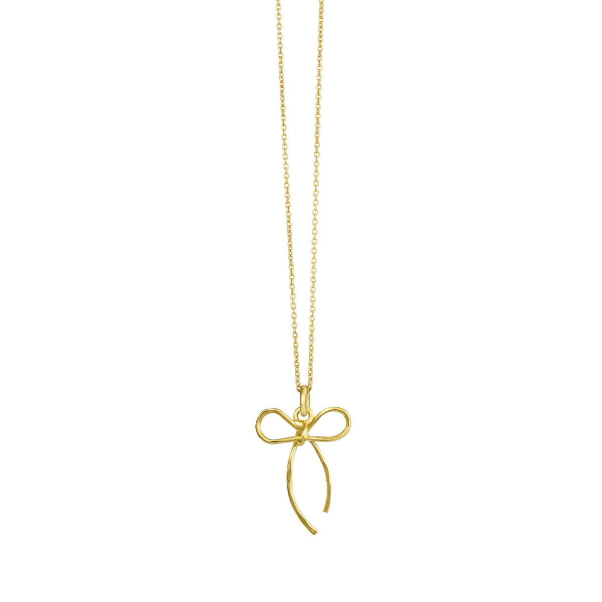 Susanne Friis Bjørner - Halskæde, forgyldt sølv sløjfe- Model: 1929-2