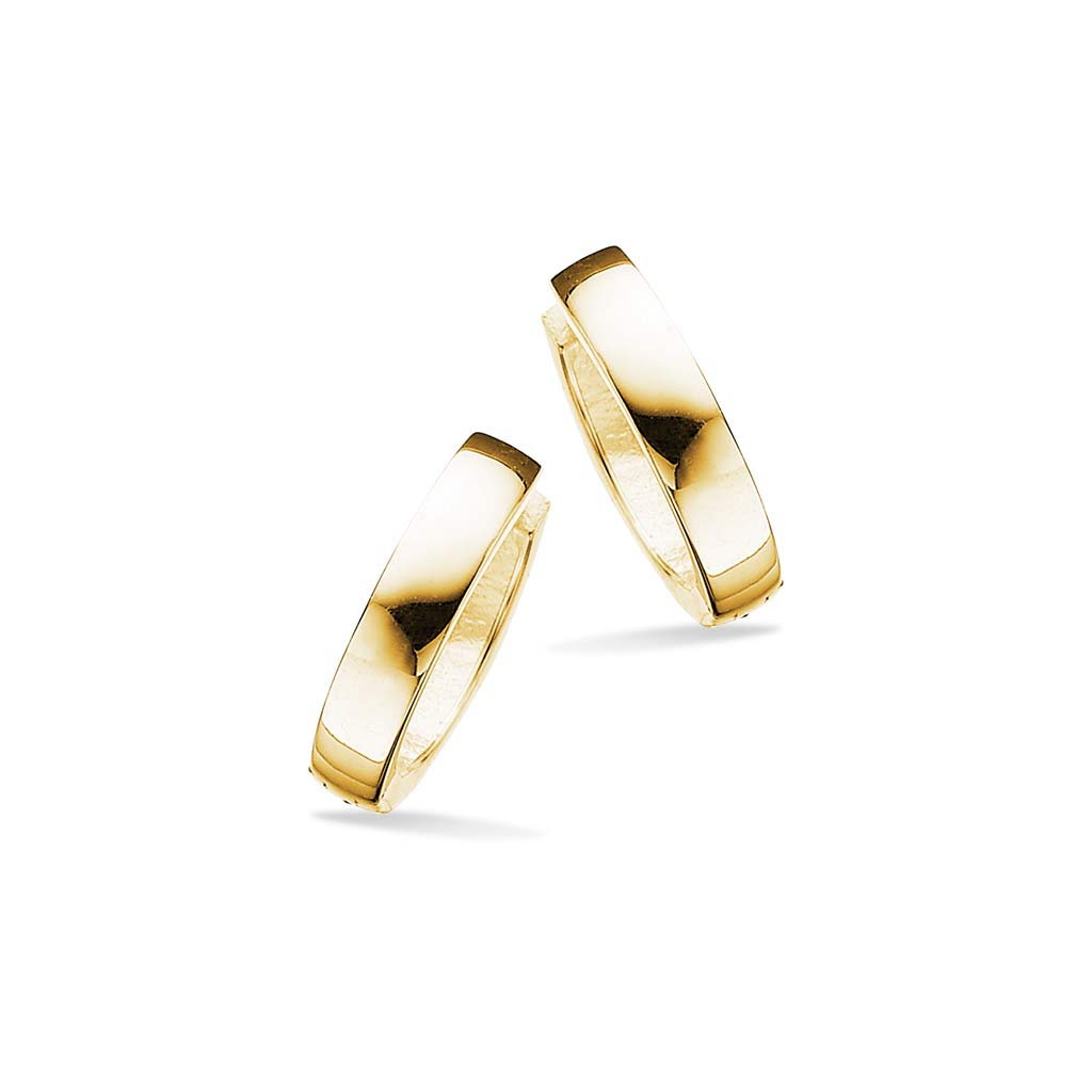 Scrouples - Creoler, forgyldt sølv, 2,9 x 14 mm - Model: 193042F