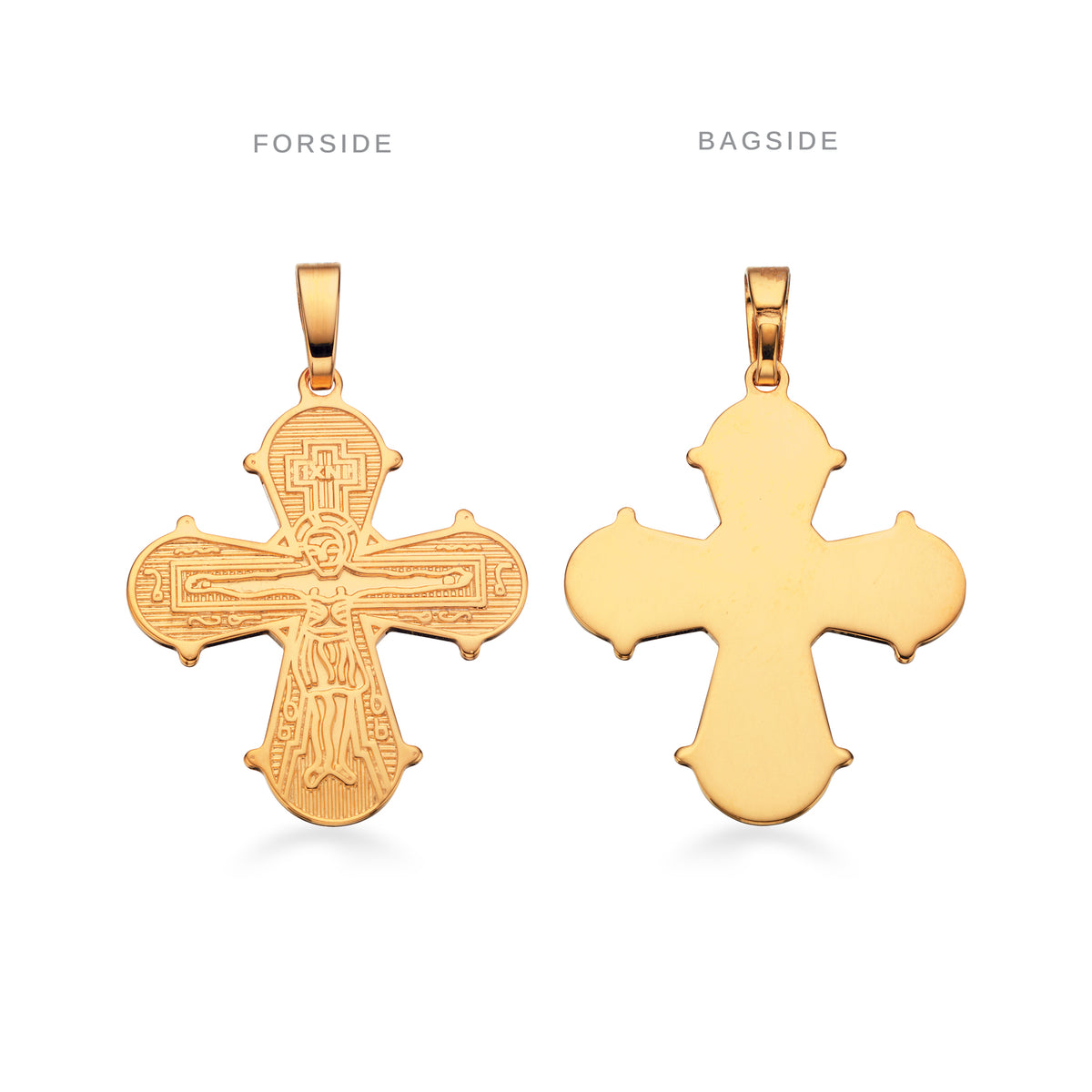 Scrouples - 8 kt. vedhæng, Dagmarkors, 21 x 19 mm - Modelnr.: 20233B