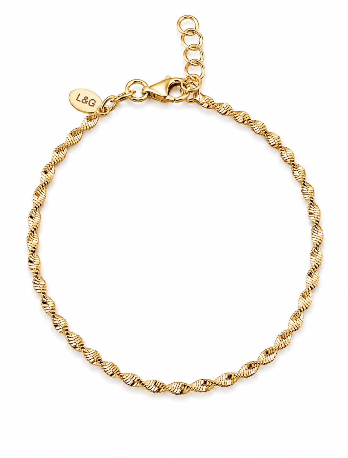 L&G Armbånd sølv forgyldt - Modelnr: 2060778