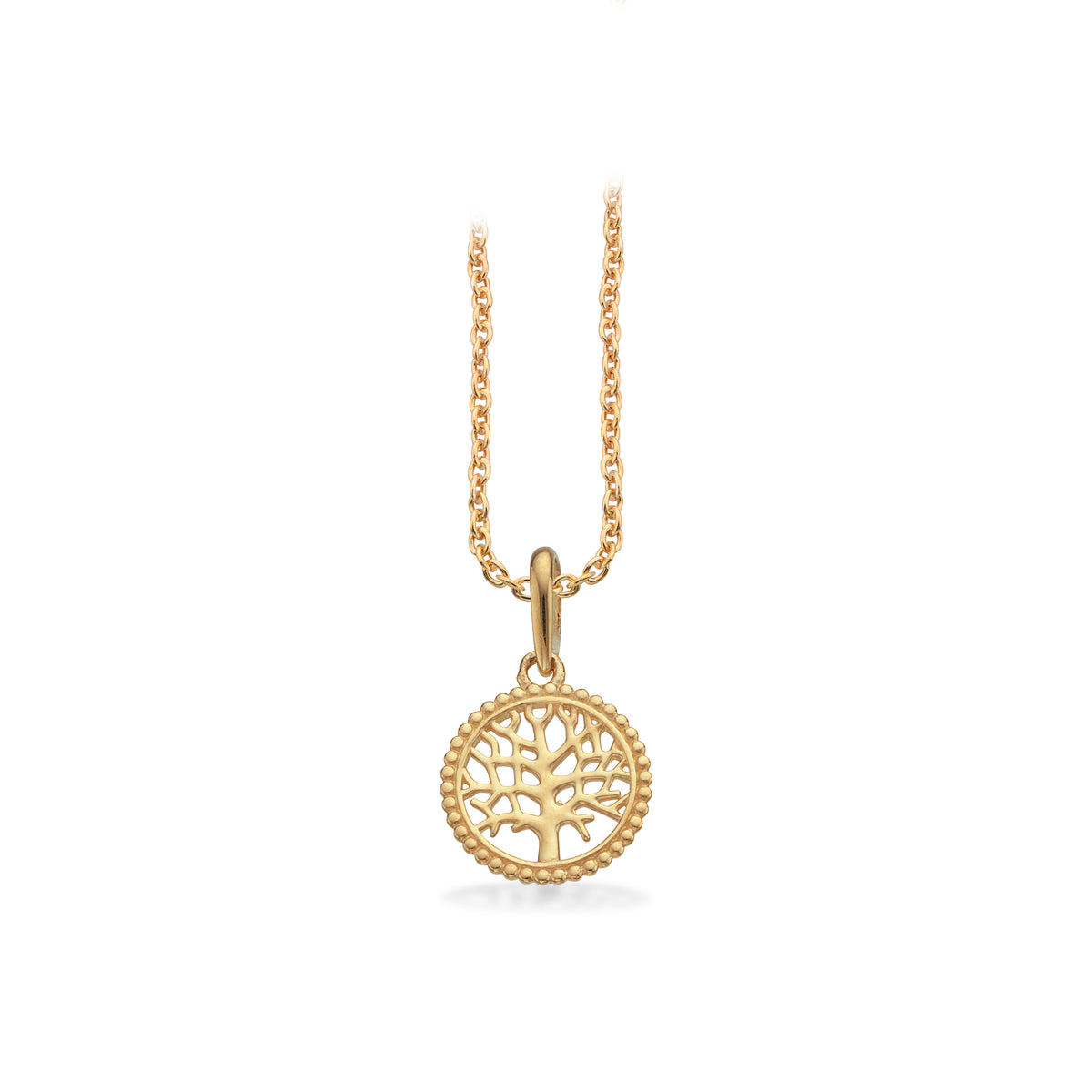 Scrouples - 8 kt. halskæde med livets træ - Model: 212283