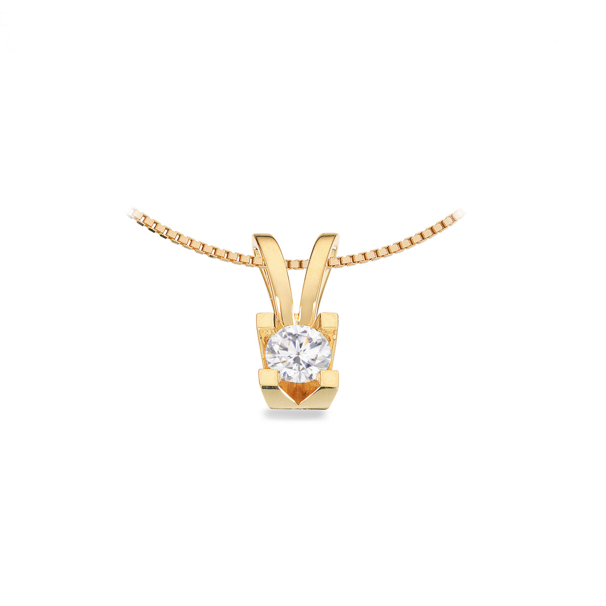 Scrouples - Kleopatra vedhæng, 0,50ct H-W/SI 14 kt. rødguld - Model: 2135,50