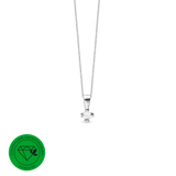 Mary vedhæng sølv med 0,05 ct labgrown diamant W/VS - Model: 21847705
