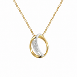 14 kt. Guld vedhæng -  med 0,10ct tw/si brillant - Model: 20-22170