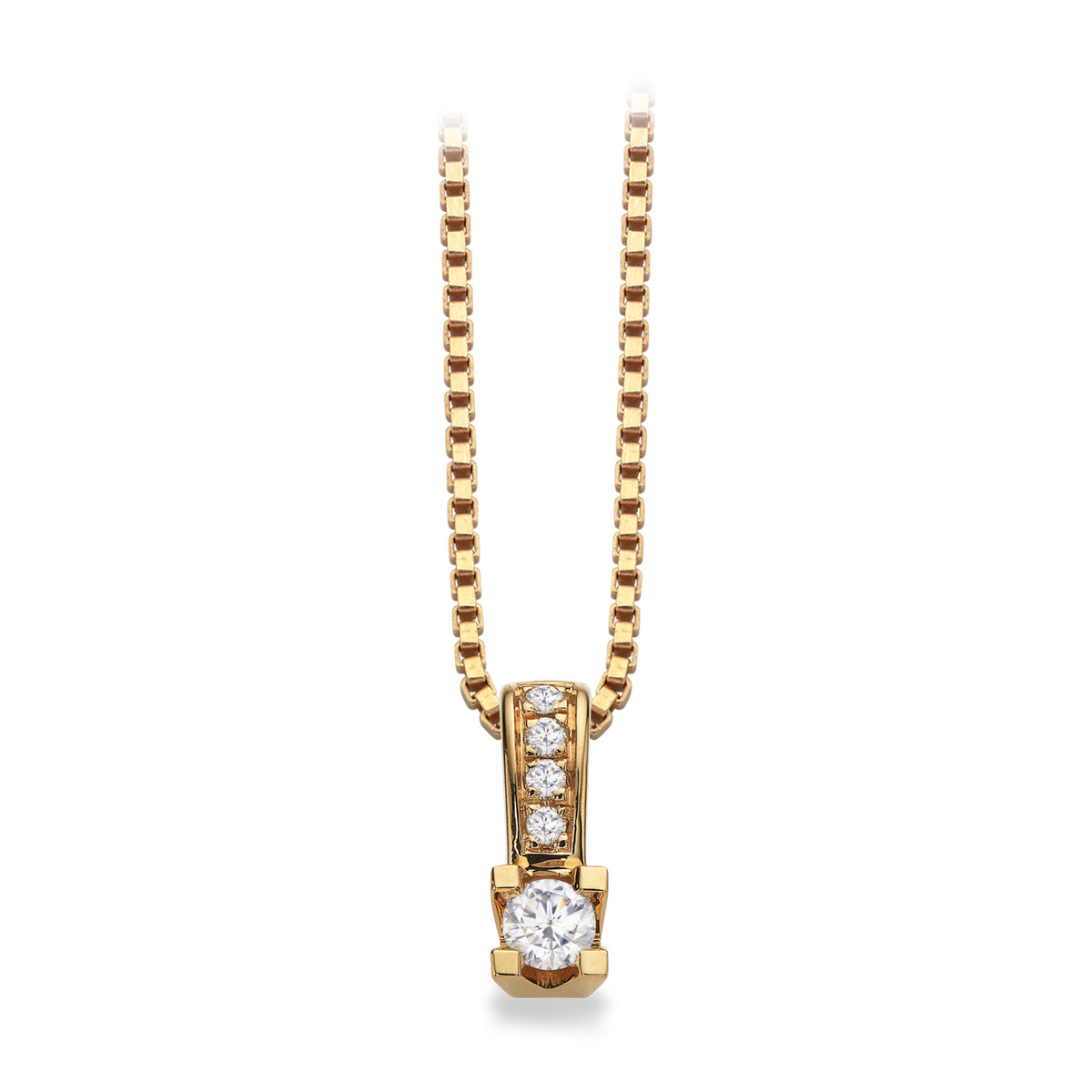 Scrouples - Kleopatra Queen vedhæng i 14kt.  rødguld 0,07 w/si - Modelnr.: 2535,07