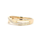 14 kt. guld diamantring med diamant, 0,13ct tw/si - Model: 40-22625