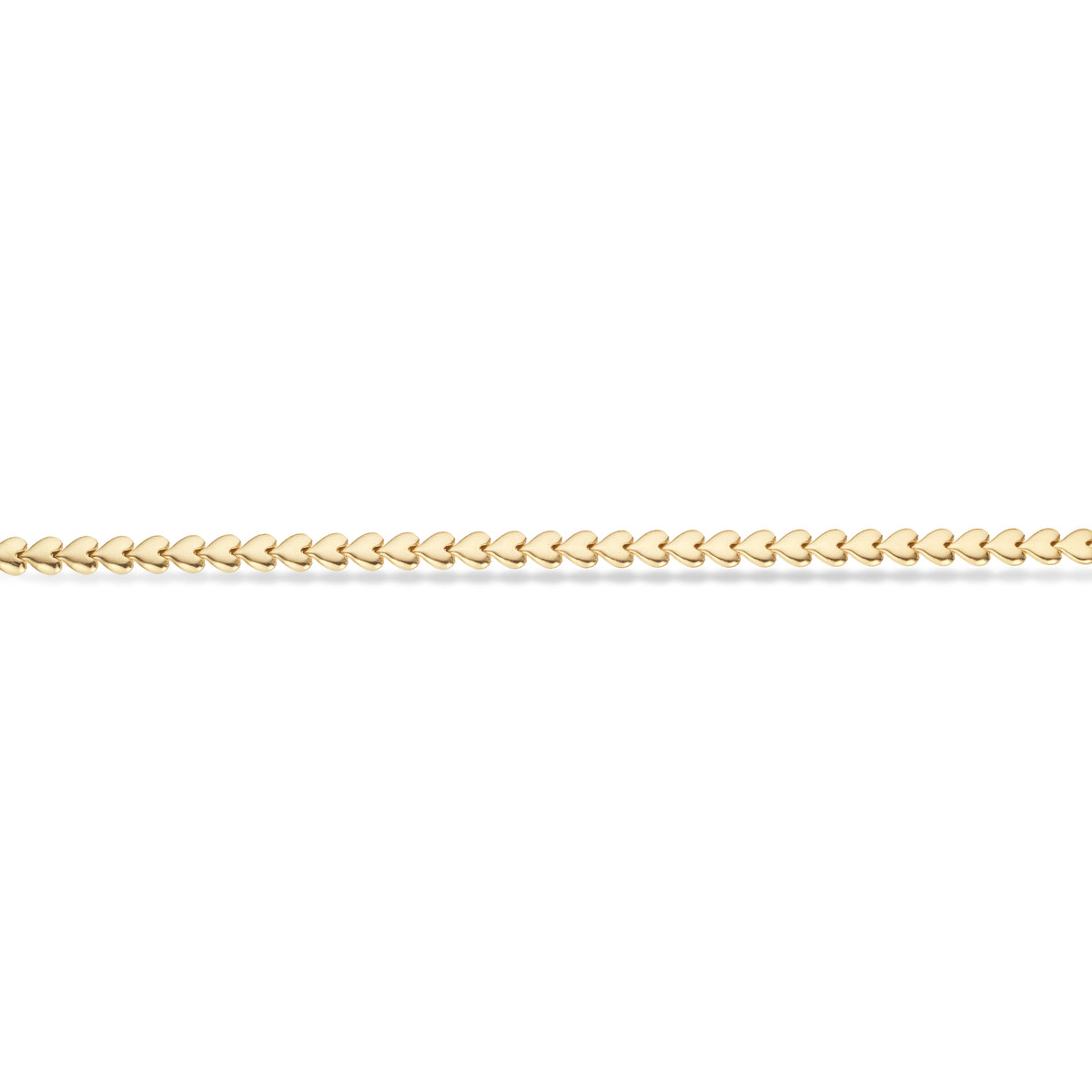 Scrouples -Armbånd hjerter sølv fg. 17+2 cm- Model: 300052A,M