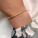 Scrouples -Armbånd poletter sølv fg. 17+2 cm- Model: 300112A,M