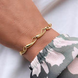 Scrouples - Armbånd forgyldt sølv - Model: 300242A,M