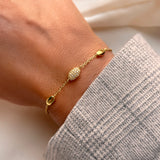 Scrouples - Armbånd forgyldt sølv - Model: 300342A,M