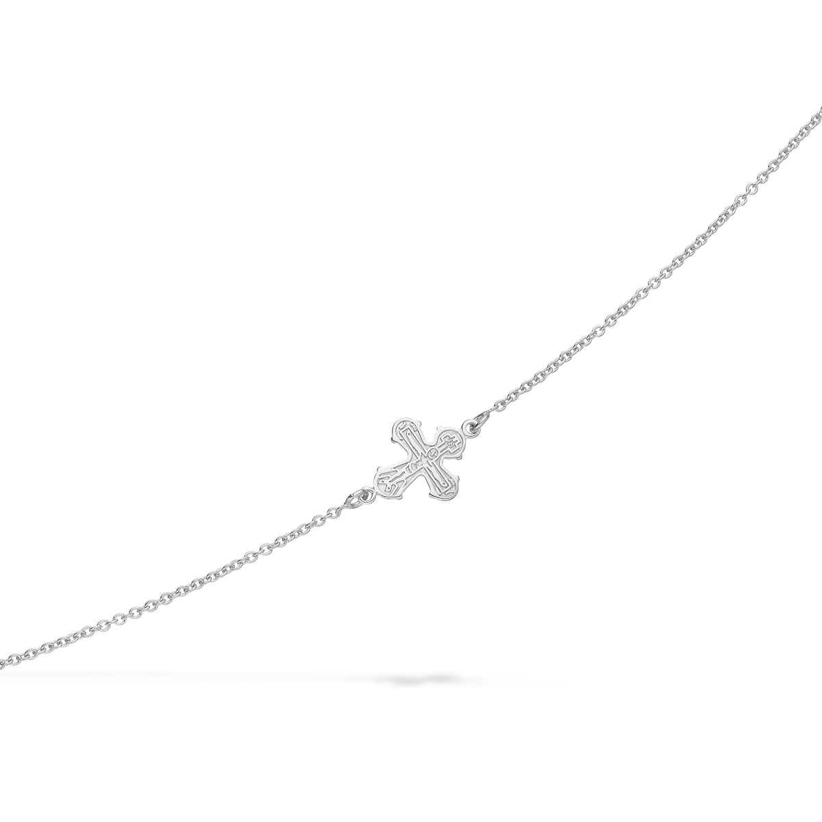 Scrouples -Armbånd Dagmarkors 10 x 13 mm sølv 17+2 cm - Model: 300472A,M