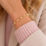 Scrouples-Armbånd fkp./krystaller sølv fg. 17+2 cm-model 300792A,M