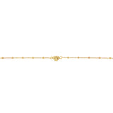 Scrouples-Armbånd plissé hjerte sølv fg. 17+2 cm-model 300862A,M