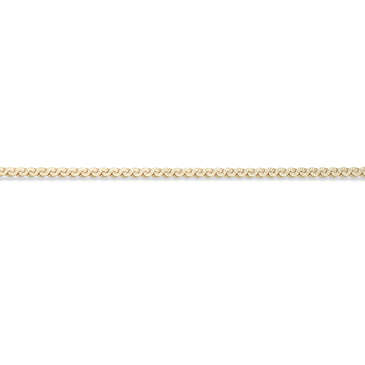 Scrouples-Armbånd plissé sølv fg. 17+2 cm-model 300982A,M