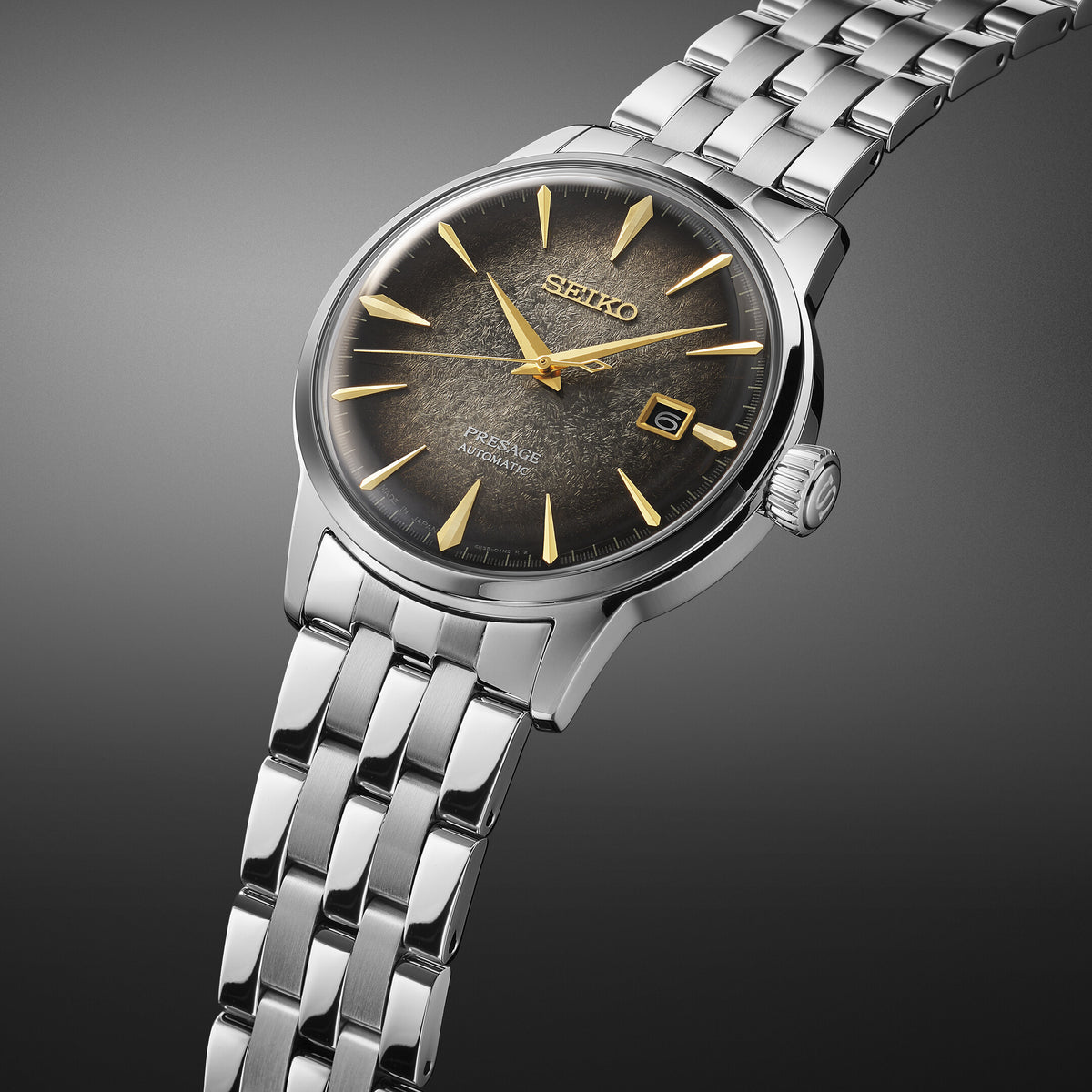 Seiko - LIMITED EDITION - Herreur i rustfrit stål med lænke - Model: SRPK93J1