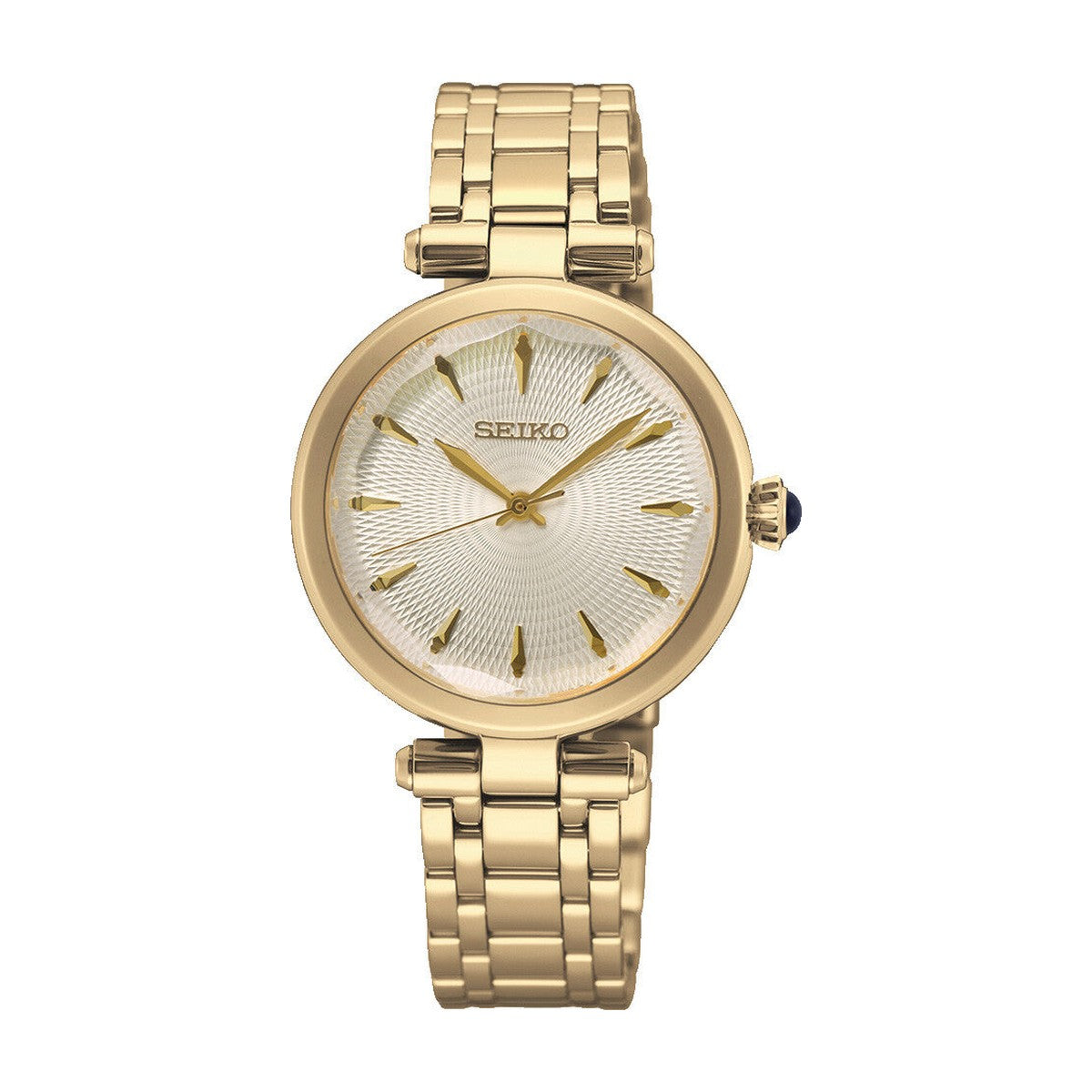 Seiko - Dameur i gulddoublé med lænke - Model: SRZ554P1