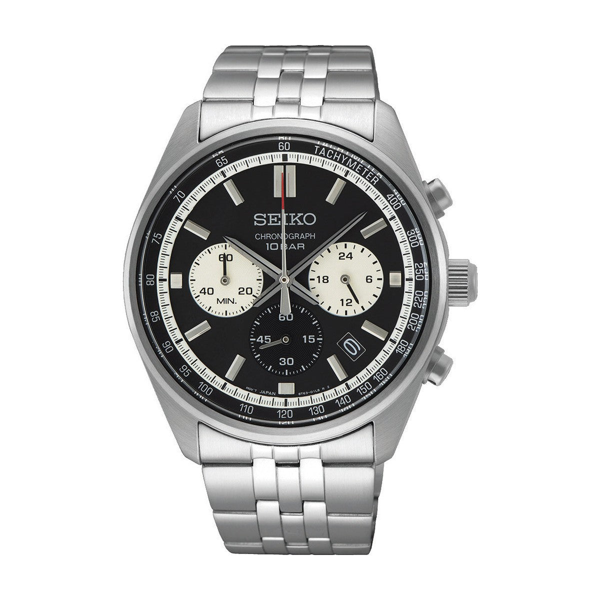 Seiko - Herreur, Stål med lænke og chronograph - Model: SSB429P1