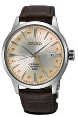 Seiko - Presage automatik herreur, stål med læderrem - Model: SSK041J1