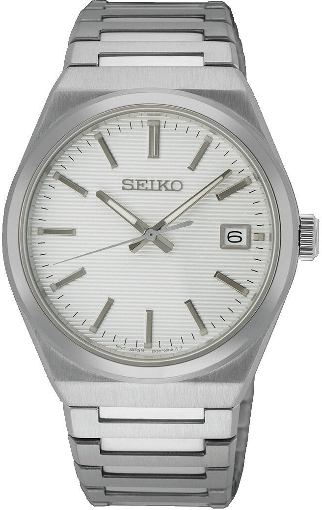 Seiko - Herreur, Stål med lænke - Model: SUR553P1