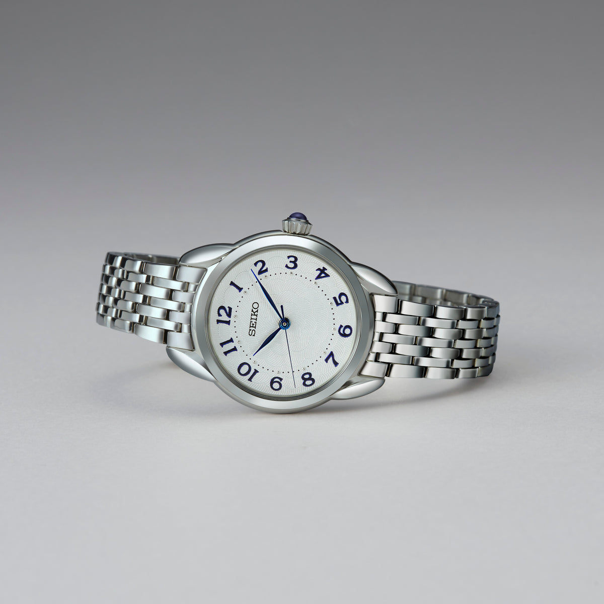 Seiko - Dameur i rustfrit stål med lænke - Model: SUR561P1