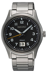 Seiko - Herreur i rustfrit stål med lænke og dato - Model: SUR569P1