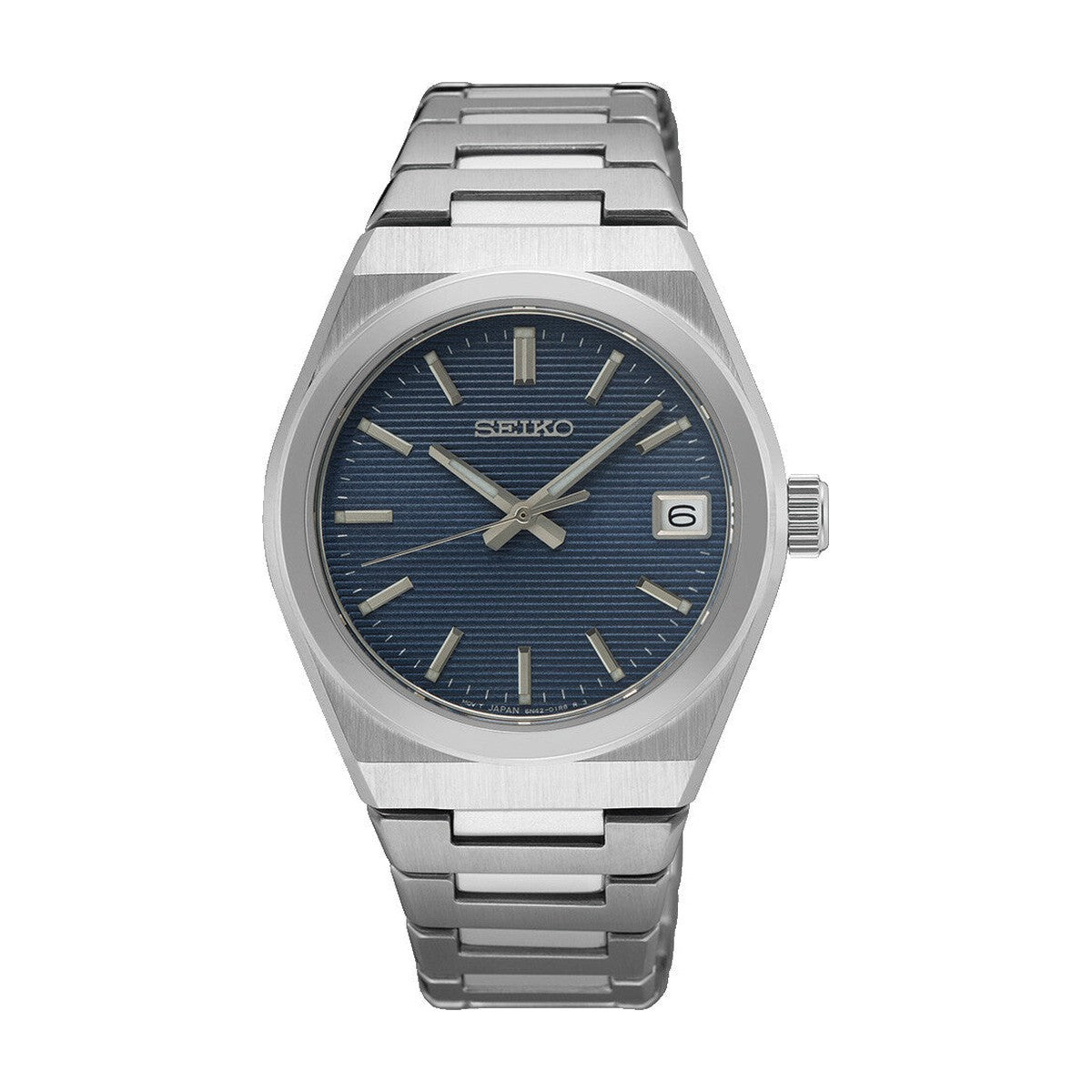 Seiko - Armbåndsur i rustfrit stål med lænke - Model: SUR575P1