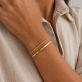 Scrouples-Armbånd slange/magic sølv fg. 17+2 cm-model 301232A,M
