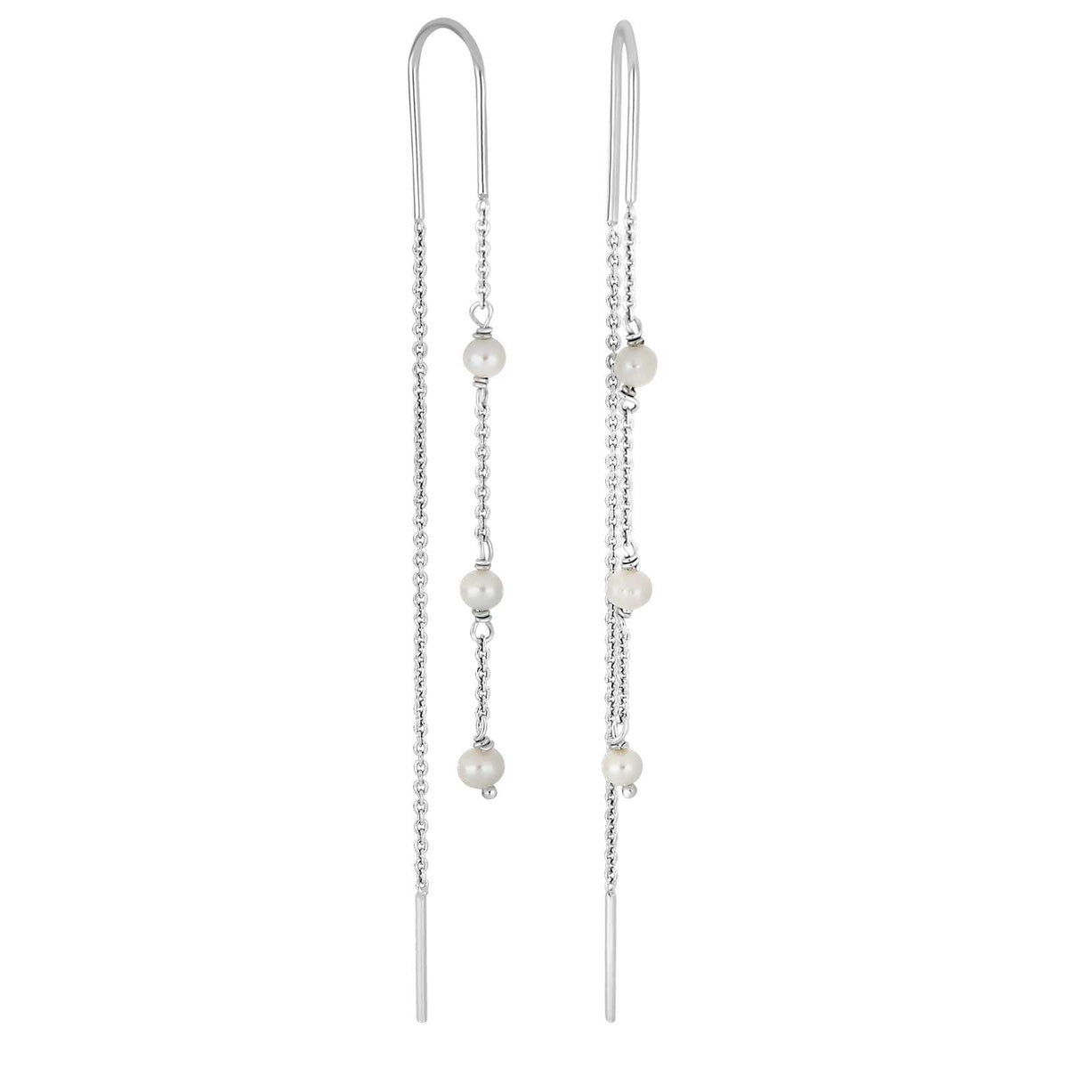 Nordahl Jewellery Rhd. sølv ørehænger PEARL52