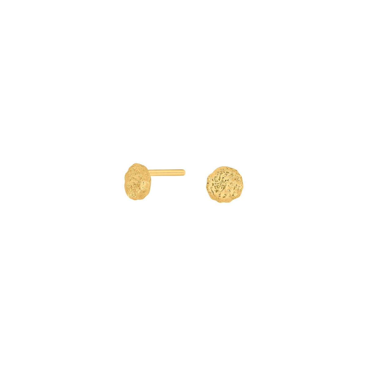 Nordahl Jewellery Sølv øreringe HAPPY52 – forgyldt