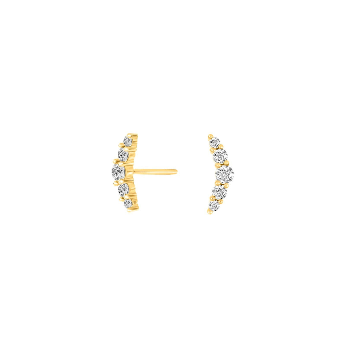 Joanli Nor Sølv ørestikker LINDANOR – forgyldt
