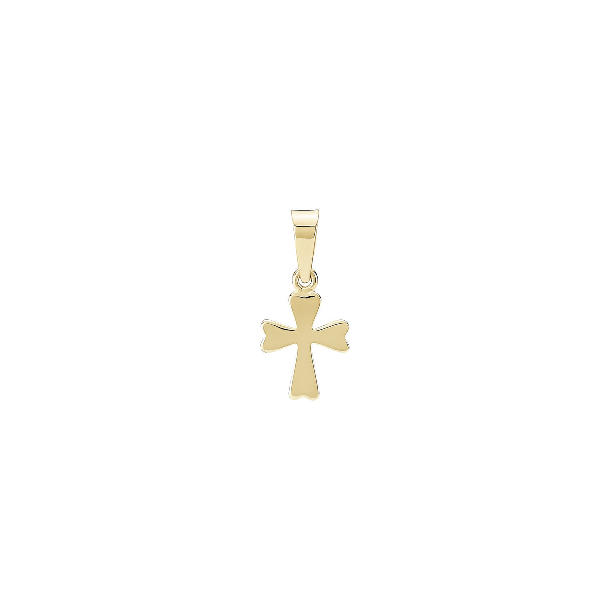 Lund Copenhagen Vedhæng kors 10x8 mm i 8 kt. guld – model 3061349