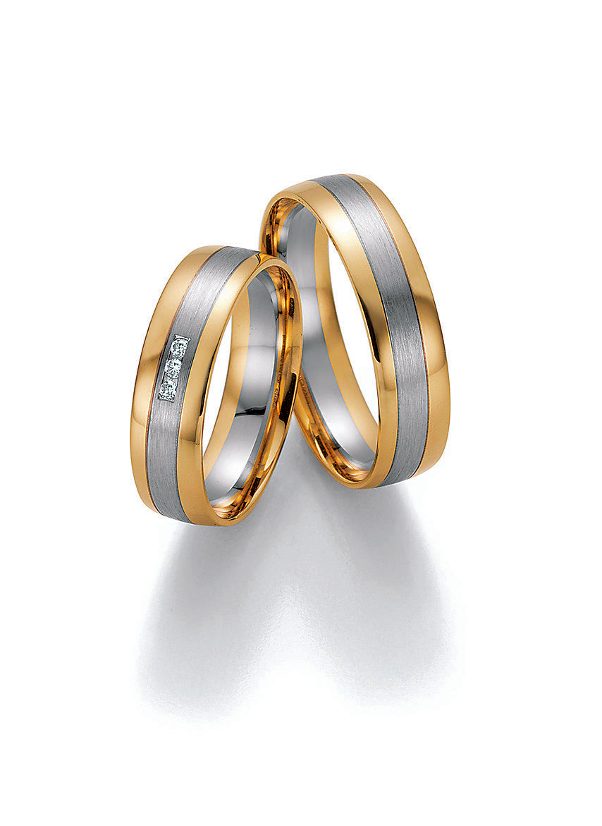 BN - Vielses-/forlovelsesringe med diamanter i damering - Model: 66/32010 | 66/32020