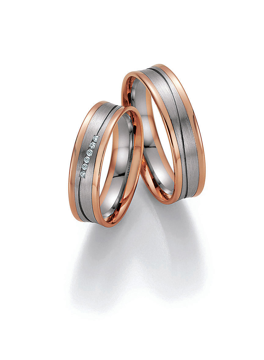 BN - Vielses-/forlovelsesringe med diamanter i damering - Model: 66/32150 | 66/32160