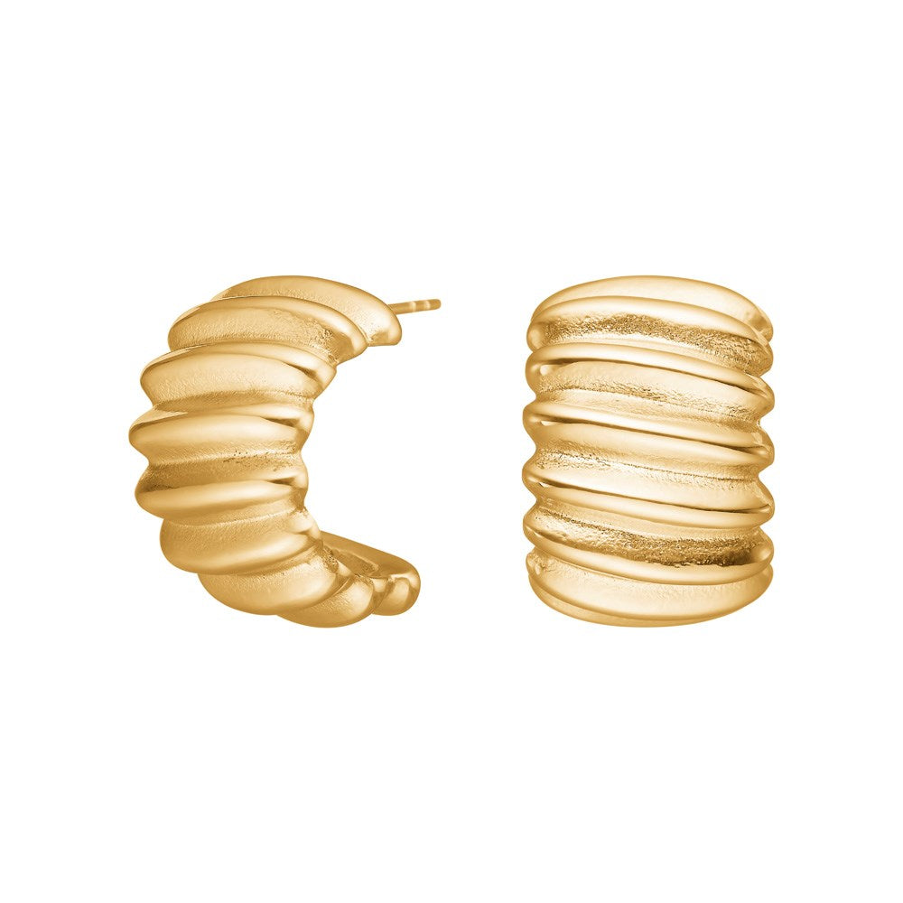 Creoler 4 SALINO i forgyldt stål (IP gold)