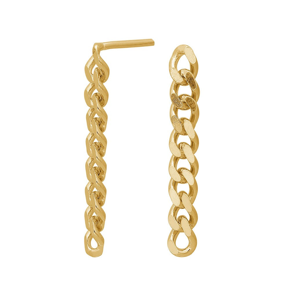 Nordahl Jewellery Sølvørehænger PANZER52 25mm – forgyldt