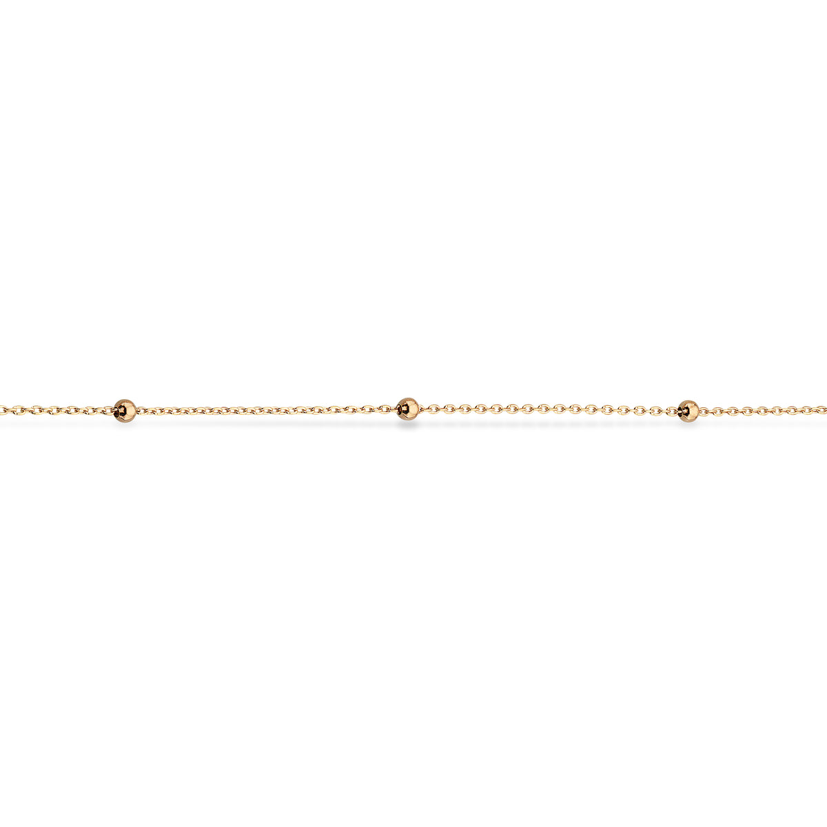 Scoruples - 8 kt guldkæde med kugler, 45 cm - Modelnr.: 33223,45