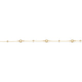 Scrouples - 8 kt armbånd poletter 17+2 cm - Modelnr.: 34333A,M