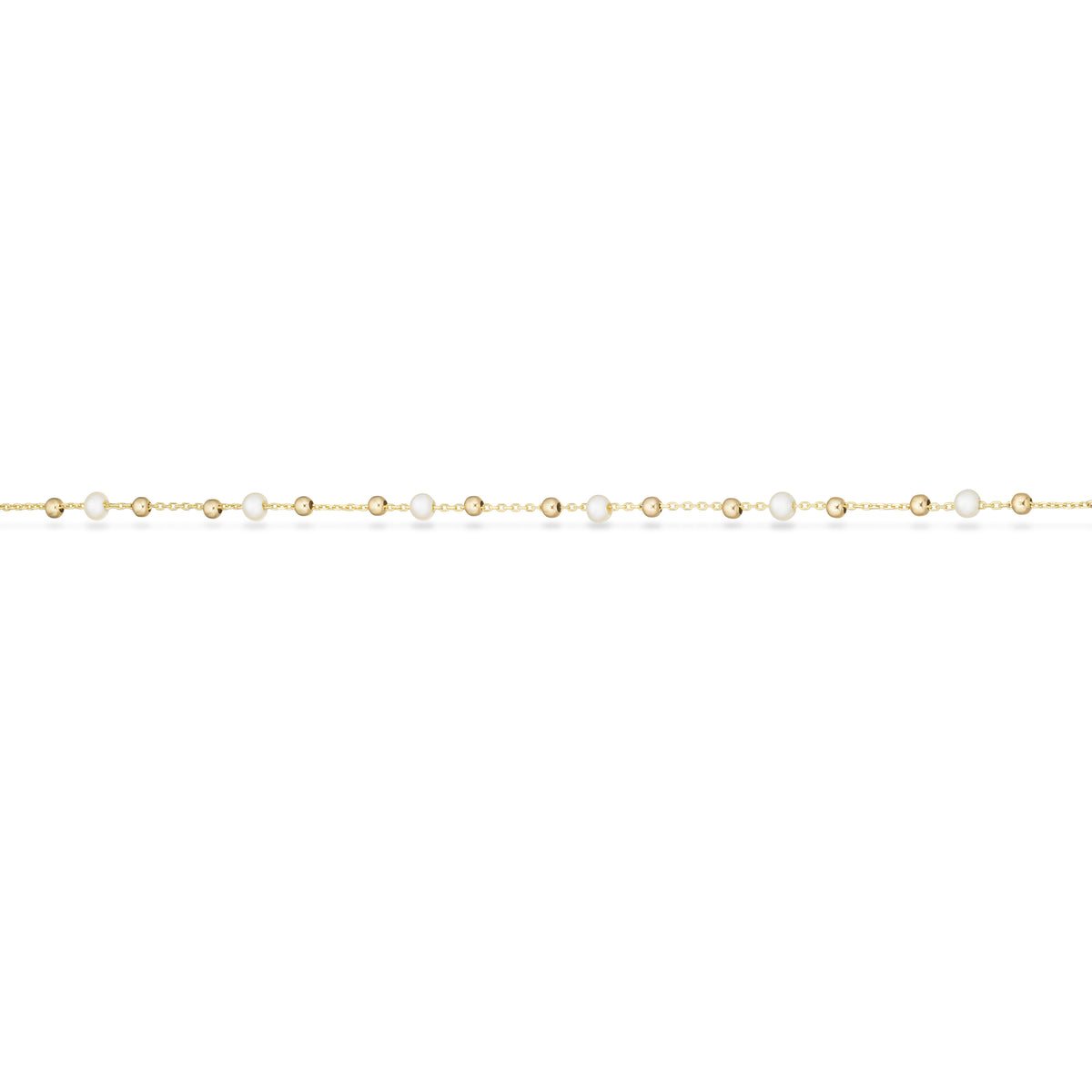 Scrouples - 8 kt. Guld armbånd med perler - Model: 34453A,M
