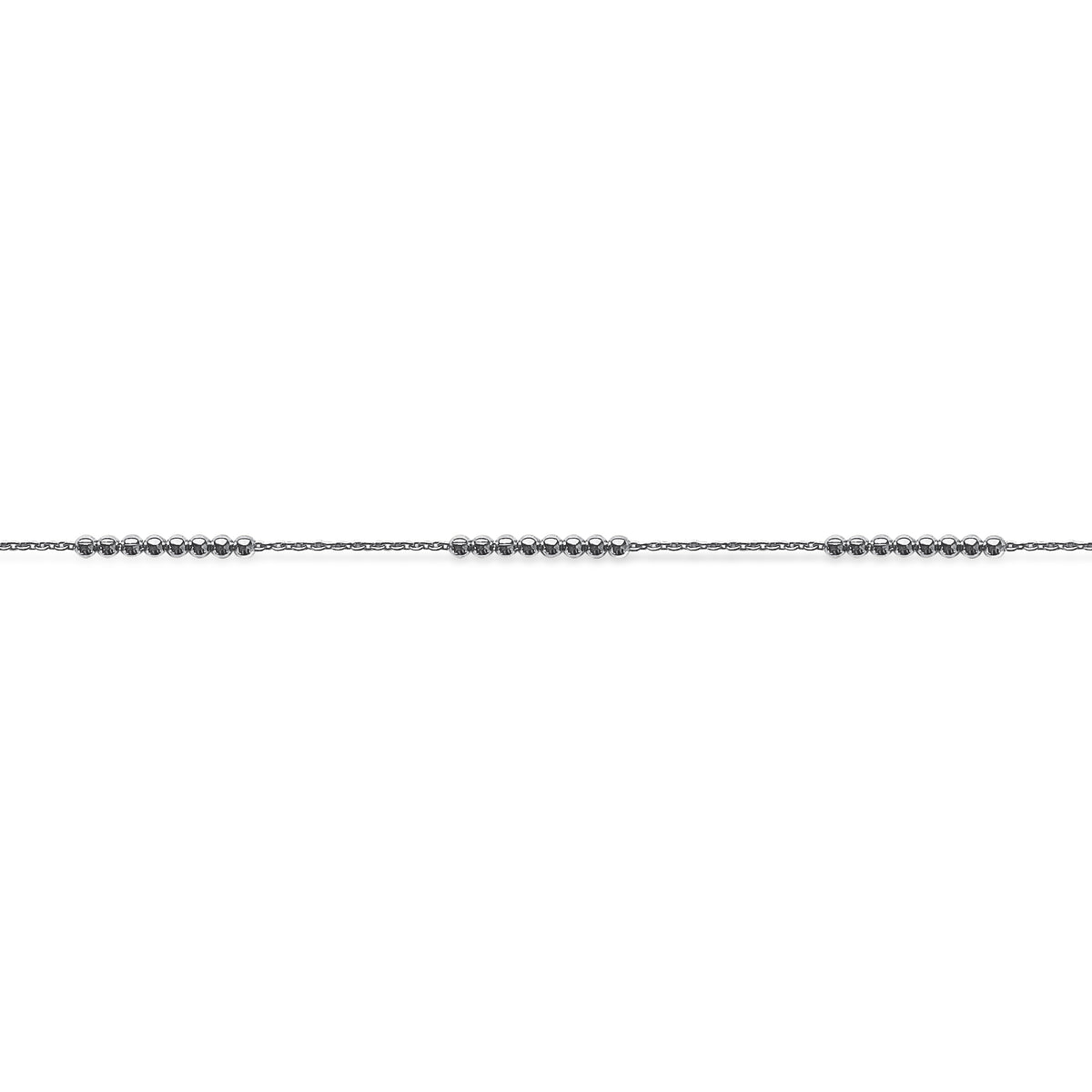Scrouples - Armbånd sølv, kugler på række - Model: 38832A,M