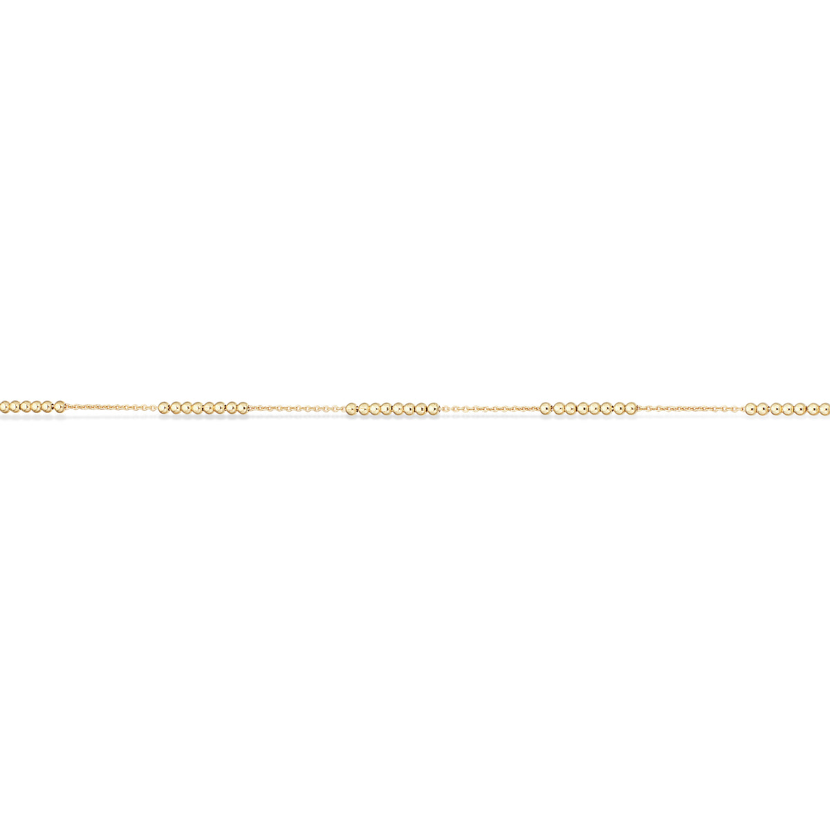 Scrouples - Armbånd forgyldt sølv, kugler på række - Model: 38842A,M