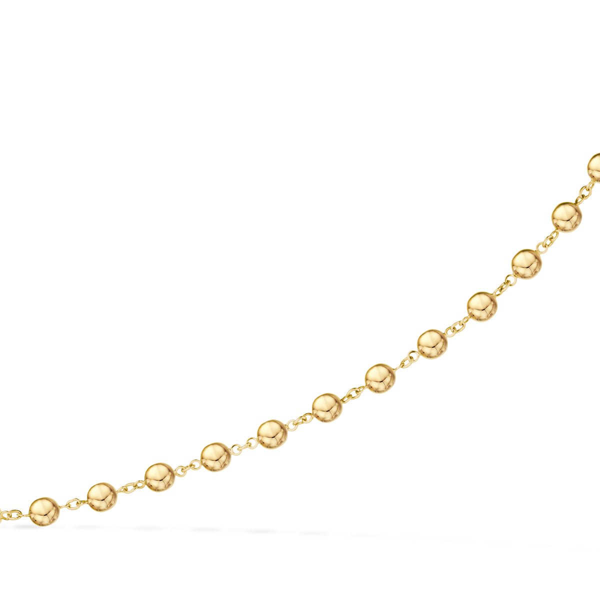 Scrouples - Collier, forgyldt sølv, kugler - Model: 39142H,M