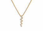 14 kt. Guld vedhæng -  med 0,18ct tw/si brillant - Model: 20-22167