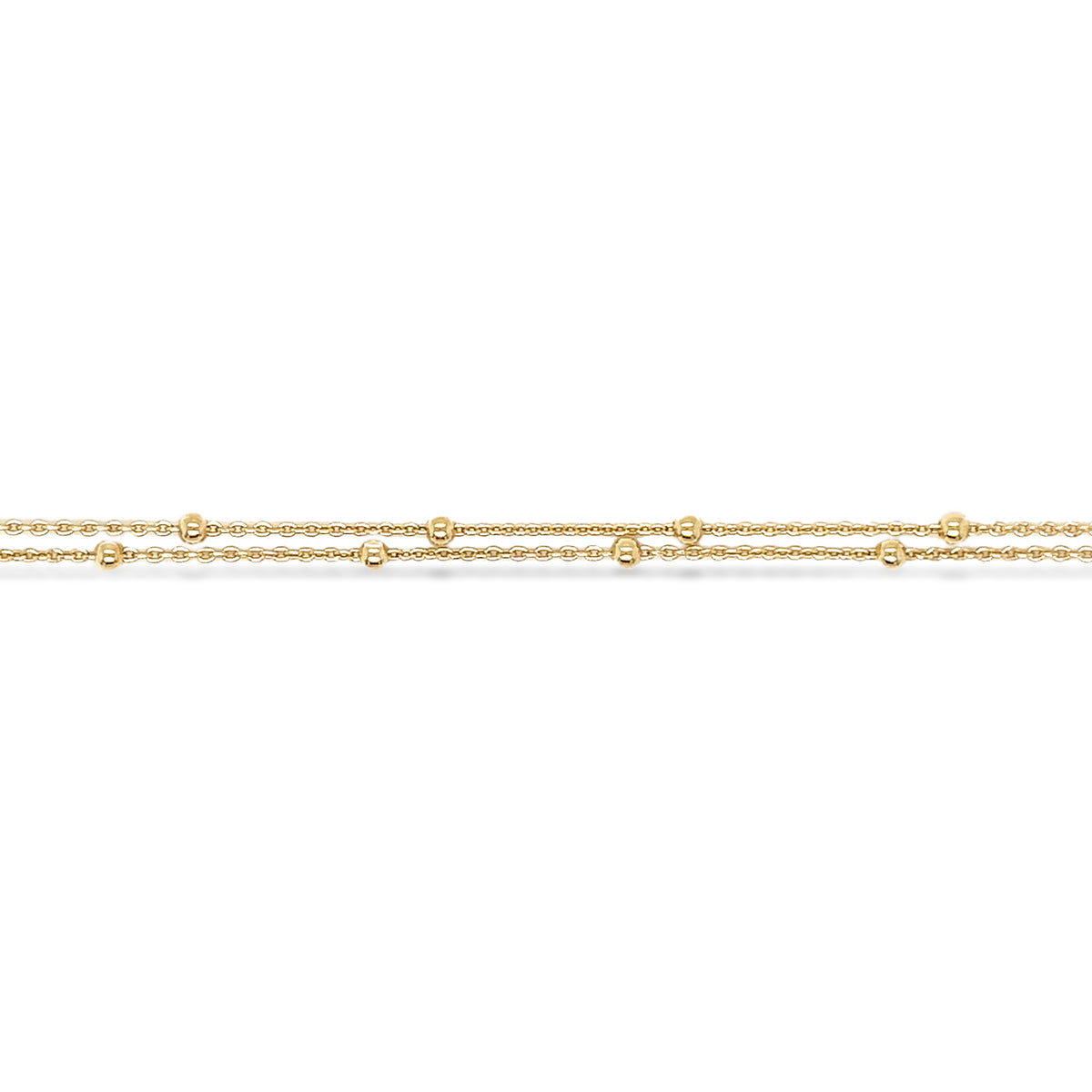 Scrouples - Armbånd forgyldt sølv med kugler - Model: 39202A,M