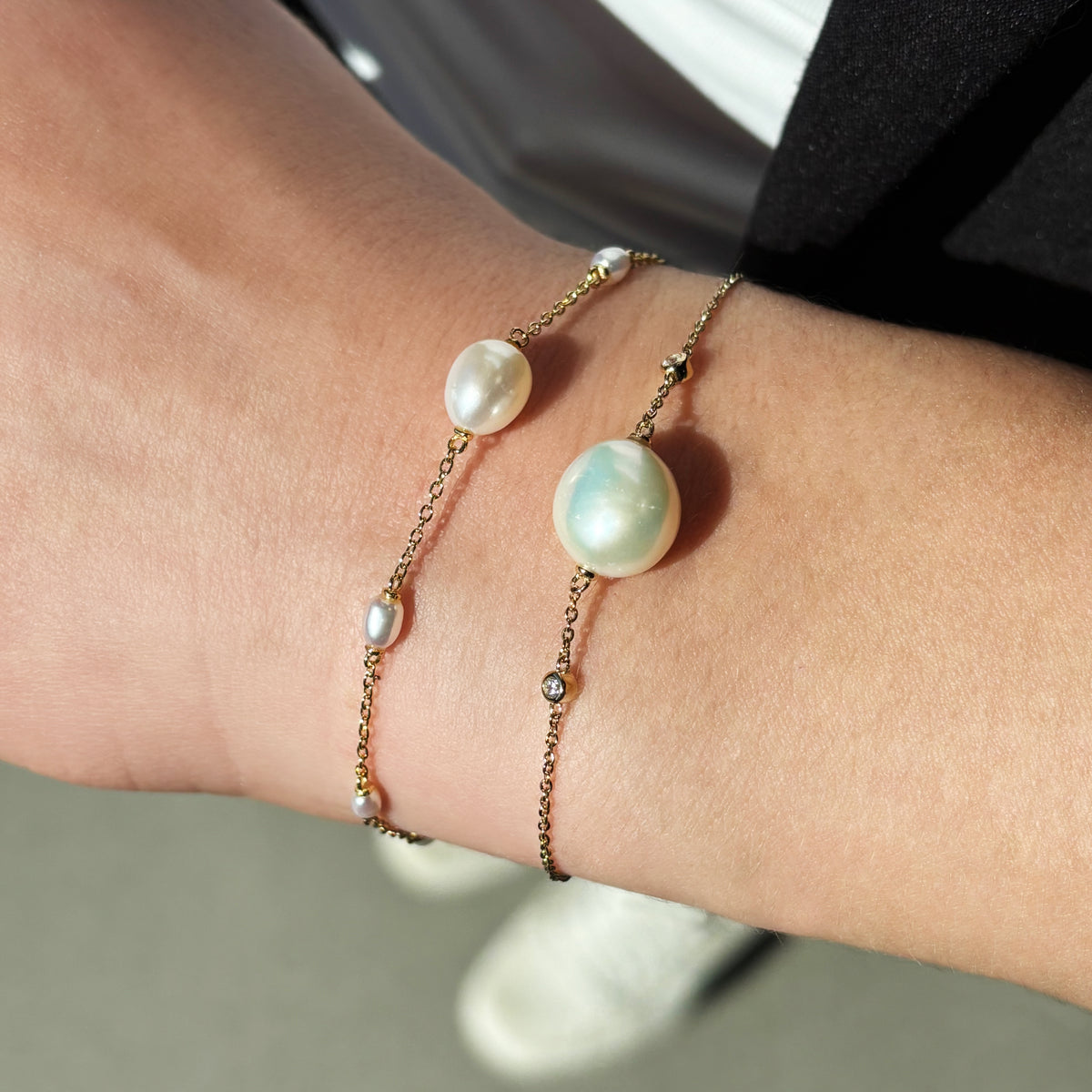 Scrouples -Armbånd fkp./cubic zir. sølv fg. 17 +2 cm - Model: 39572A,M