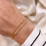 Scrouples - Armbånd - Forgyldt sølv, zirkonia - Model: 39632A,M