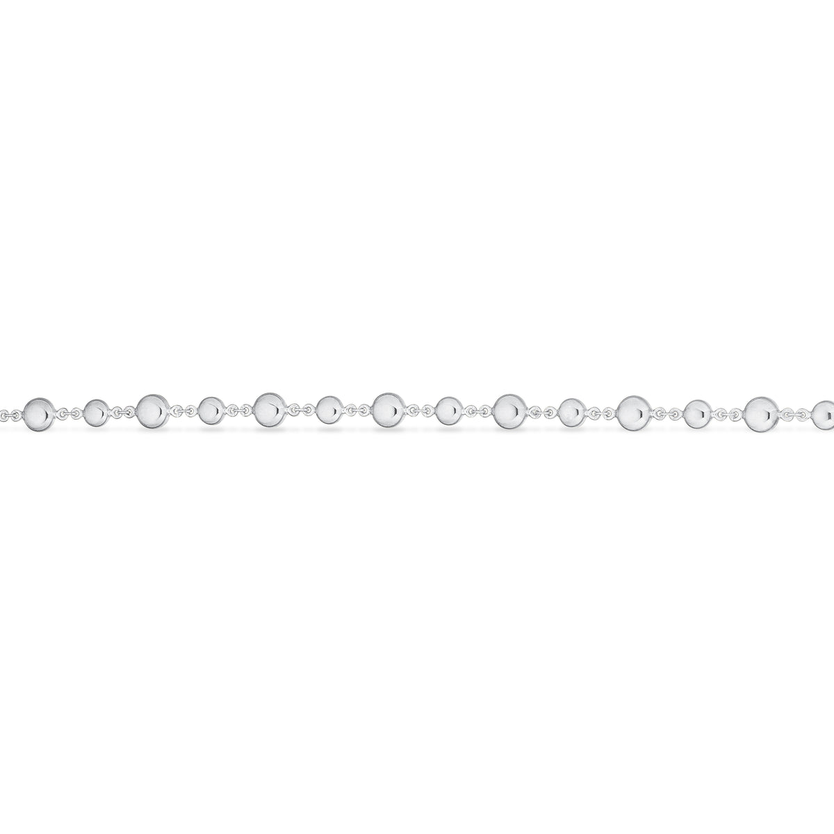 Scrouples - Sølv armbånd poletter 17+2 cm - Modelnr.: 39692A,M