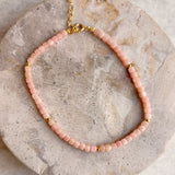 Scrouples - Armbånd, forgyldt sølv med lyserød opal - Modelnr: 39872A,M