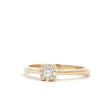 14kt Ring med diamant 0,14 ct w/si - 40-22623